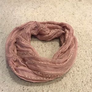Blush infinity scarf